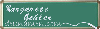 Margarete Gehler Visitenkarte